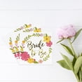 thumbnail image 3 of Koyal Wholesale Paper Napkin Floral Wreath, Gold Foil Bride To Be, 6.5-inch, 50-Pack, Luncheon Napkin Dinner Napkin, 3 of 5