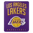 thumbnail image 1 of NBA Los Angeles Lakers 50x60 Fleece Layup DesignBlanket, Team Colors, One Size, 1 of 2
