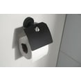 thumbnail image 2 of Kosmos Toilet Paper Roll Holder with Cover Black, 2 of 2