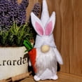 thumbnail image 5 of Adornos para ventanas, conejo de pascua, muñeco sin rostro, Rudolph Dwarf, 5 of 5