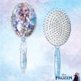 thumbnail image 7 of Frozen II Girls Snowflake Confetti One Hair Brush, Silver - Ages 3+, 7 of 7