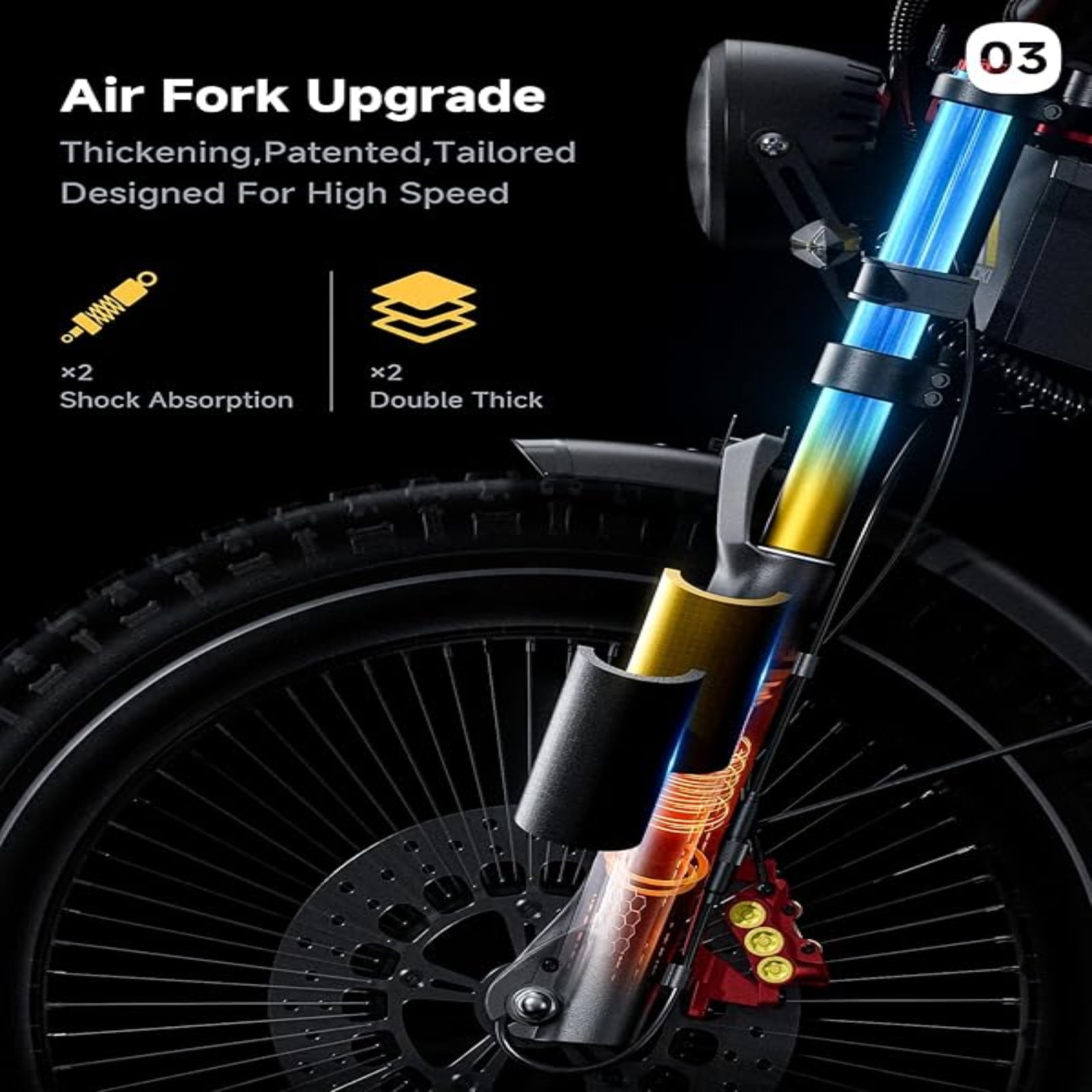 ANIIOKI A8 Pro Max Dual Motor Electric Bike for Adults, 60V 80Ah (4800Wh) Battery, 5600W Peak, Up to 41MPH, Air Suspension, 20"x4.0" Fat Tires