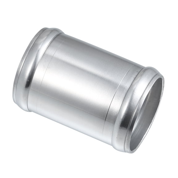 Unique Bargains Car Adapter Joiner Pipe Universal 51mm 2.01" OD 76mm 2.99" Length Connector Tubing Adapter Silver Tone