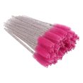 thumbnail image 1 of 100 piezas de cepillos de máscara de pestañas, varitas de pestañas desechables, aplicadores de maquillaje, cepillo de carretes de cejas para extensiones de pestañas, (rosa) Sincero Hogar, 1 of 3