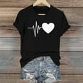 thumbnail image 6 of WTXUE Valentines Tshirts Love Heart Printed Shirts Graphic Tees Crewneck Short Sleeve Tops Business Casual Tops Dressy Casual Beach Tops Dressy Casual Tops Vacation Tops Trendy Tops Light Ashy Xxl, 6 of 7