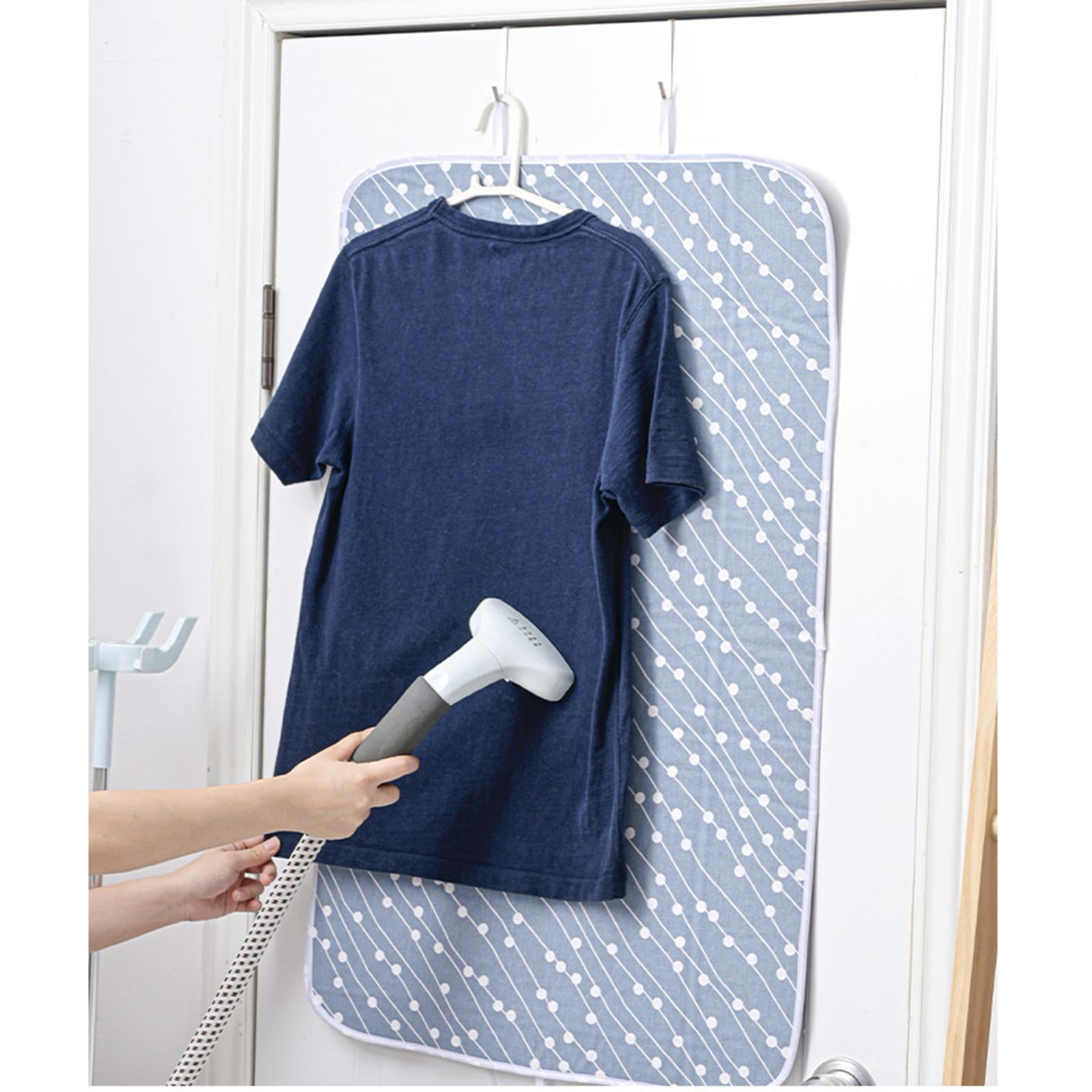 Kigai Herringbone Ironing Mat Portable Travel Ironing Blanket Foldable  Quilted Heat Resistant Ironing Pad Iron Board Alternative Cover for Washer