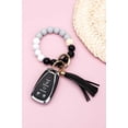thumbnail image 4 of Silicone Color Block Key Ring Bracelet, 4 of 11