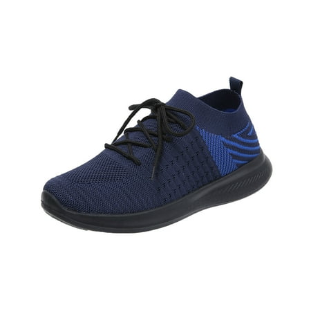 

JINMGG Sneakers for Women Plus Clearance Women Lace Up Sneakers Color Solid Color Shoes Plus Size Fashion Sports Casual Shoes Blue 37