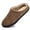 Brown, variant on Mens Slippers Memory Foam Comfort Fuzzy Plush Lining Slip On House Shoes Indoor Outdoor Clog Coffee, Size 8-8.5