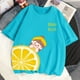 thumbnail image 1 of Camisetas 2023 de algodón para mujer, ropa Harajuku y2k, Kawaii, fresa, manga corta, 100%, 1 of 4