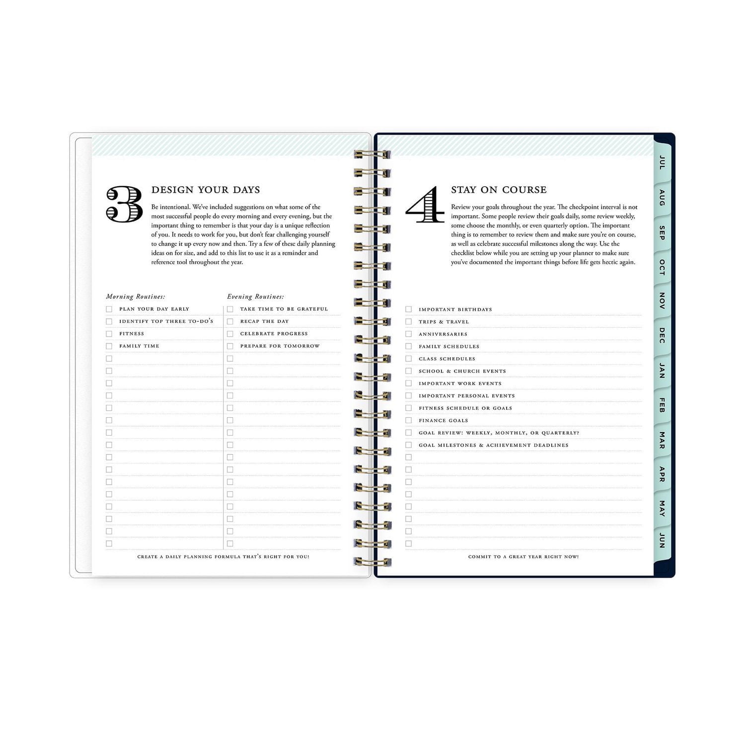 Agenda hebdomadaire/mensuel Day Designer Painterly Blossom, format moyen, année 2021-2022