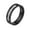 Black, variant on Men's Stainless Steel 6MM Simple High Polished Square Cubic Zirconia Wedding Band Ring Gold Size 10