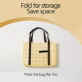 thumbnail image 5 of XMMSWDLA Insulated Picnic Bag Reusable,Beach Bag Cooler Bags, Cooler Bags with Zippered Top - Insulated Bag for Hot or Cold,Picnic,Beach,Food Delivery, Outdoor (15.75x11.8x11.8in), 5 of 9
