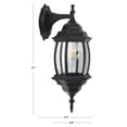 thumbnail image 3 of SAFAVIEH Grazia 2-Light A19 Oil Rubbed Bronze Steel Wall Sconce with Rust Shade, Set of 2, 3 of 8