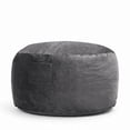 thumbnail image 4 of LOGYAT 3.5FT Bean Bag Chair, Memory Foam Filled Oversized Bean Bag Sofa Comfort Lounge Furniture for Adults, Dark Gray, 4 of 7