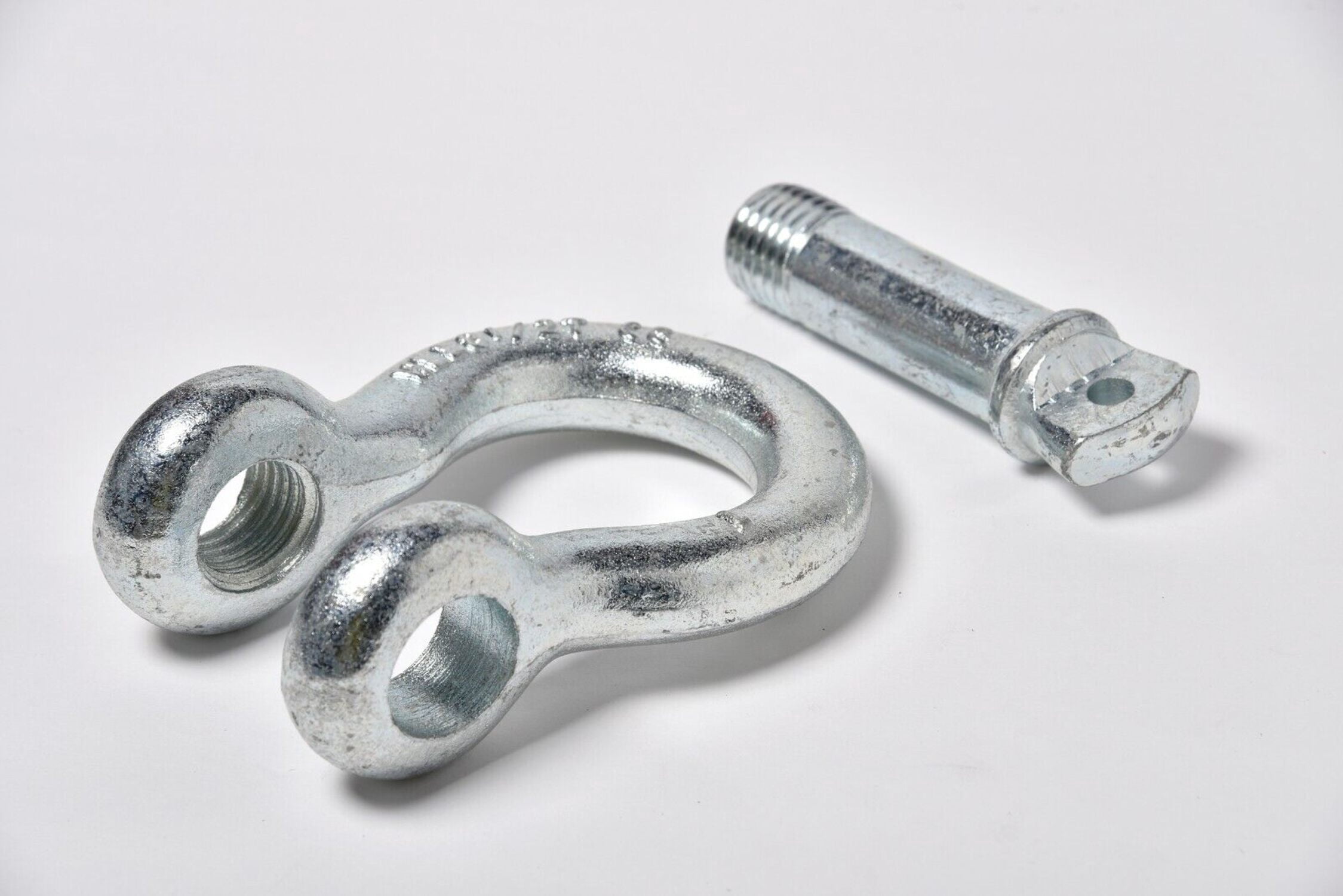 4x 1" Galv D Ring Bow Shackle Screw Pin Clevis Rigging Towing WLL 8.5Ton 18500lb