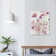 thumbnail image 4 of Nawypu  Pink Flower Wall Art Bedroom 3 Piece Romantic Floral Wildflower Plants Nature Scenery Canvas Watercolour Paintings, Red Bloom Pictures for Teen Girl Room Living Room,, 4 of 5