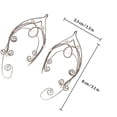 thumbnail image 2 of ADDHAT 1Par Ear Wraps Pendientes De Cobre Multicolor Para Y Uso Diario, 2 of 8