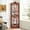 Oak, variant on Glass Corner Cabinet with Two Side - hung Glass Pane Doors / Show Multiple Items