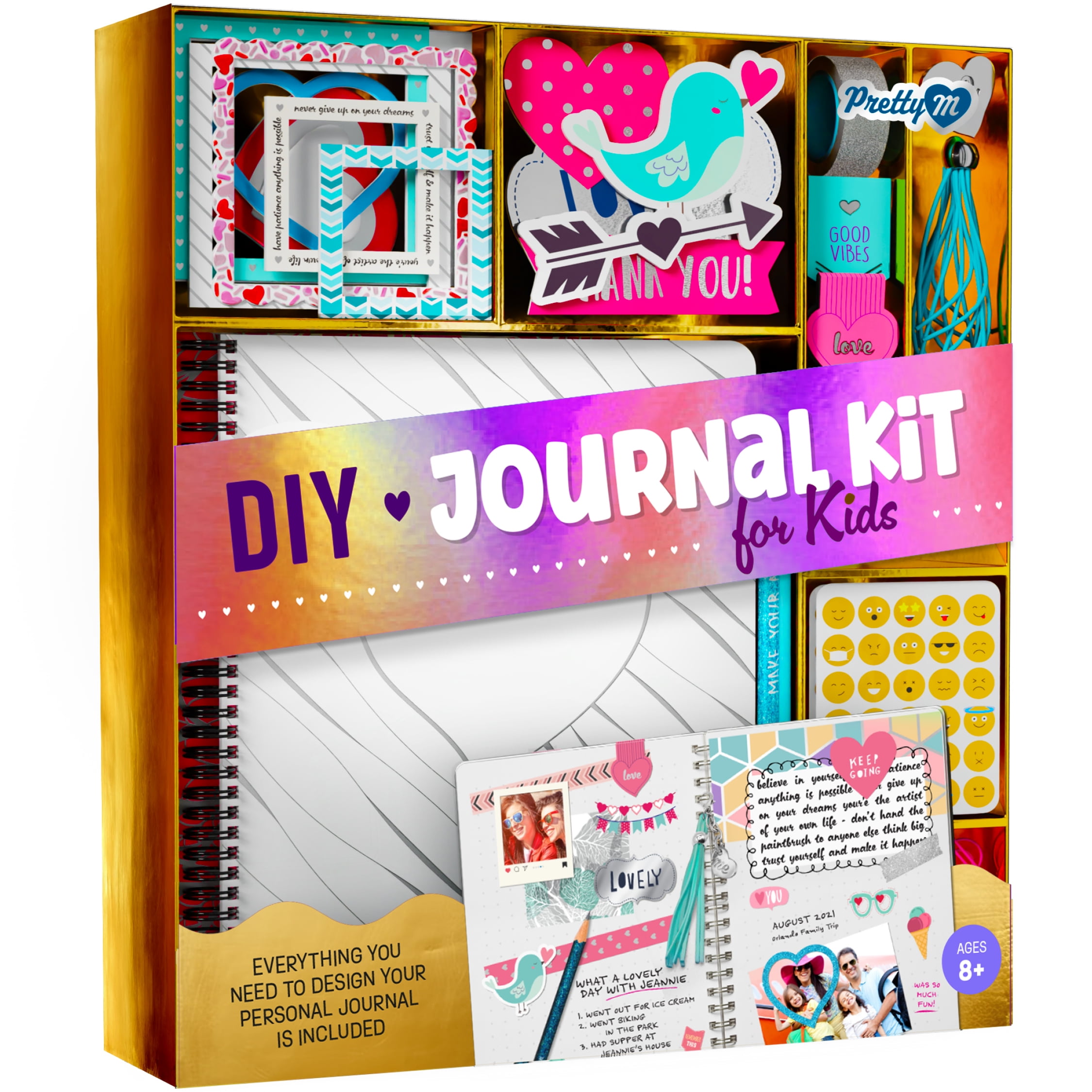Pretty M DIY Journal Kit (70-Page Spiral Notebook) photo 1