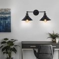 thumbnail image 6 of E27 Both Ends Adjustable Wall Lamp Retro Wrought Iron Wall Light Bedside Reading Light Living Room Restaurant Cafe Illumination Corridor Lights, 6 of 7