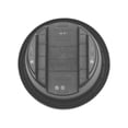 thumbnail image 5 of Bloem 12" Plastic Deck Rail Planter, 9" H x 12" L x 12" W, Fits Rail Sizes between 3.25 to 3.75" Wide, Charcoal, 2-Pack, 5 of 7