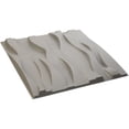 thumbnail image 6 of Ekena Millwork 19 5/8"W x 19 5/8"H Riverbank EnduraWall Decorative 3D Wall Panel, Textured Metallic Silver (Covers 2.67 Sq. Ft.), 6 of 6