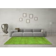 thumbnail image 3 of Ahgly Company Indoor Round Abstract Green Modern Area Rugs, 8' Round, 3 of 4