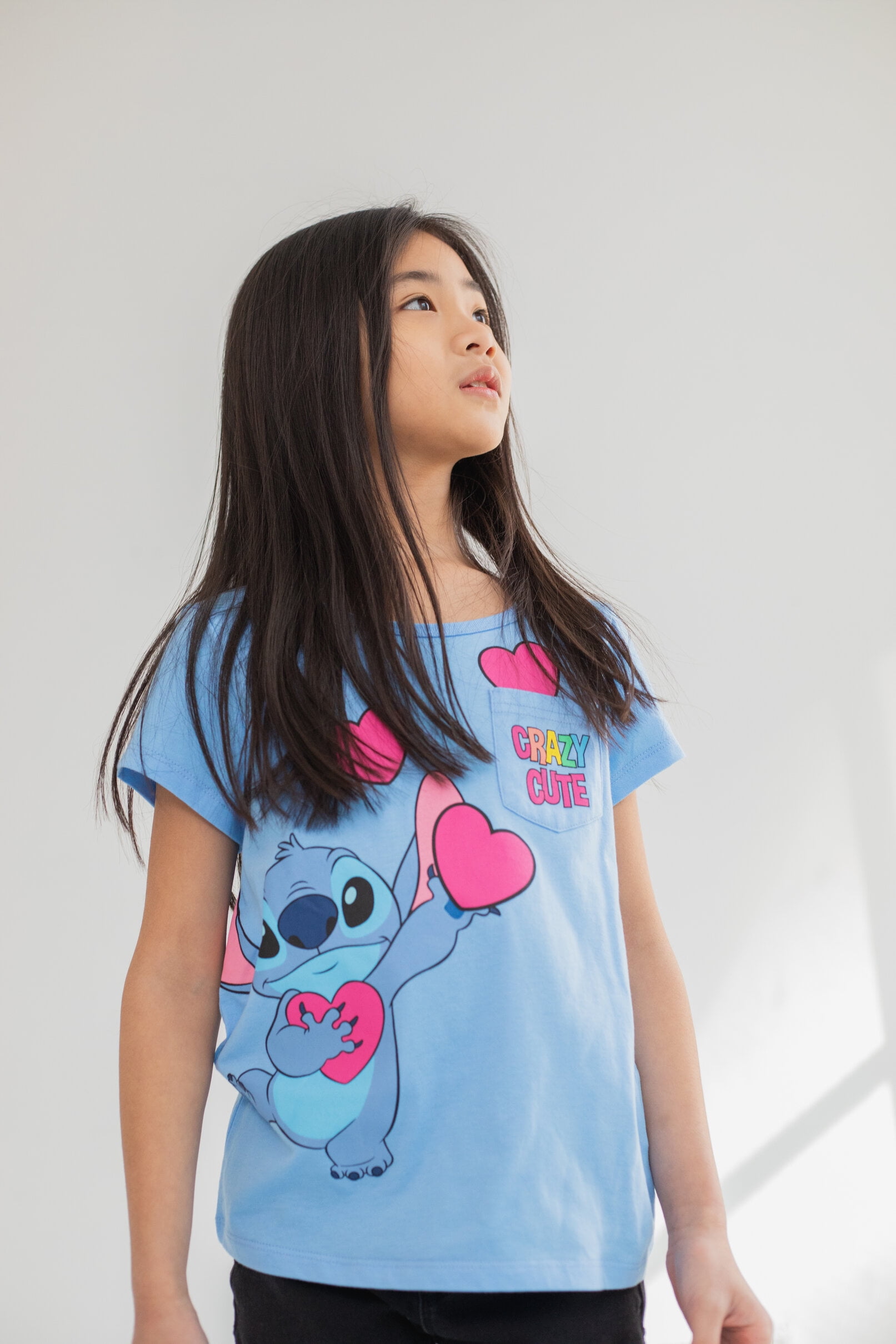Lilo & Stitch Rosso - Abbigliamento T-shirts a maniche lunghe Bambino 24,40  €