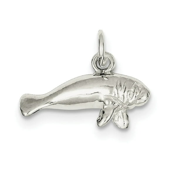 FJC Finejewelers Sterling Silver Manatee Charm