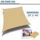 thumbnail image 5 of Toldo protección solar jardín balcón resistente a la intemperie impermeable rectangular 420D PES protección UV jardín exterior 3*4m JFHHH pequeña, 5 of 5