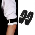 thumbnail image 3 of Unisex Elastic Adjustable Armbands Anti-Slip Shirt Sleeve Holders Arm Shirt Garters Hold Up Sleeve Garters Elastic, 3 of 4