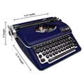 thumbnail image 2 of The Oliver Typewriter Company Legacy Prestige Manual Typewriter, Royal Blue, 2 of 5