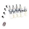 thumbnail image 2 of Yeacher Chrome 5 String Banjo Geared Machine Head With Pearled Pegs, 2 of 7