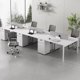 thumbnail image 5 of Standing Storage Office Desk Executive Drawers Modern Legs Computer Desks European Shelf Escritorios De Ordenador Furnitures My Lux Decor Round, 5 of 26