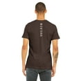thumbnail image 3 of Daxton Adult Unisex Tshirt Montana Script with Vertical on the Back, Brown White, 2XL, 3 of 3