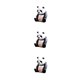 thumbnail image 5 of Adornos de pastel de juguete de Panda Cateissary PVC Tipo 1, 5 of 6