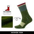 thumbnail image 5 of GoWith Merino Wool Hiking Socks For Men and Women | Full Cushion Boot Socks | 2 Pairs | Model: 3597, 5 of 6