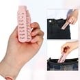 thumbnail image 4 of Unique Bargains 1 Pc Women's Hollow Foldable Mirror Comb Travel for Curly Straight Dry Wet Hair Pink, 4 of 6