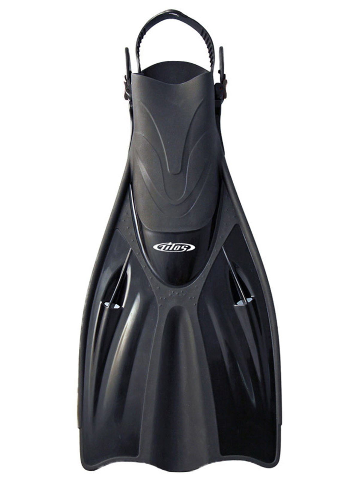 Tilos Getaway Snorkeling Fins for Wider Feet S/M Titanium ...