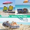 thumbnail image 6 of 12 Pack Beach Towel Clips,Heavy Duty Plastic Clothpins Beach Pool Chair Clip with Anti-Rust Springs, Quilt Drying Clip Strong Grip Holder to Keep Your Towel from Blowing Away, 6 of 7