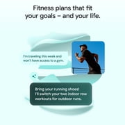 Google Fitbit Air - Screenless Fitness and Health Tracker - Personalized AI-Powered Coaching - Fog - One Size