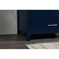 thumbnail image 5 of 30 inch single bathroom vanity in blue with backsplash, 5 of 8