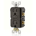 thumbnail image 2 of Leviton 010-GFTR1-000 15 Amp Brun Smartlock Pro Auto-Test GFCI, 2 of 3