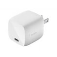 thumbnail image 2 of Belkin BoostCharge Compact Wall Charger 30W, USB-C Power Delivery Fast Charging for Apple iPhone 16, 15, 14, Samsung Galaxy S25, Galaxy S24, iPad, AirPods, Tablet, Nintendo Switch 2 & More - White, 2 of 4