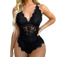 thumbnail image 2 of Lingerie Mode Femme une Pièce Lingerie Jeu de Rôle Lingerie Aguichant Costumes Femme Dentelle à Carreaux Rouges Lingerie, 2 of 6