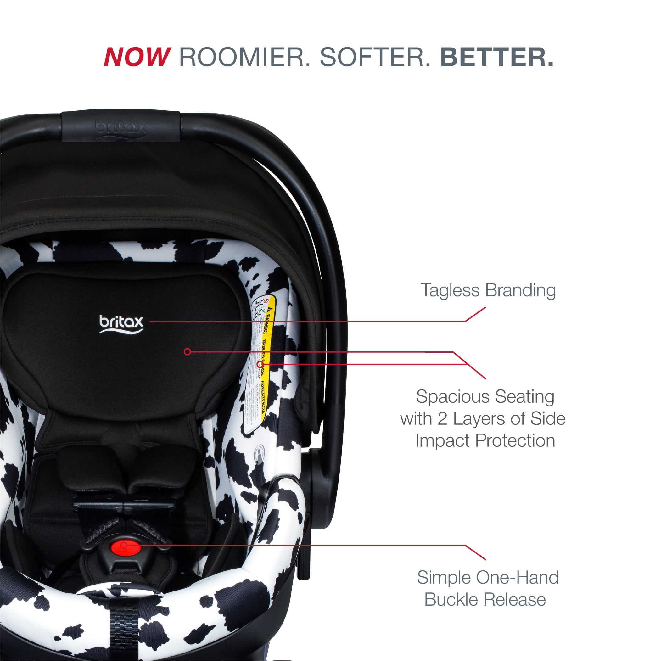 Britax B Safe Gen2 FlexFit Infant Car Seat Cowmooflage 2.0 SafeWash Walmart