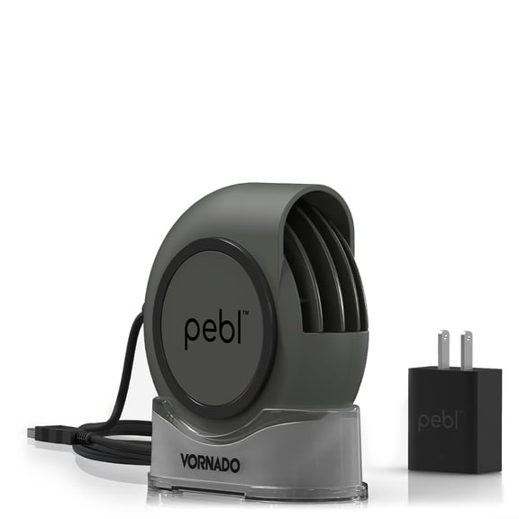 Vornado PEBL Portable Desk Fan, USB Powered, 2 Speeds, Perfect for Home, Office, or Travel