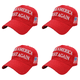 thumbnail image 1 of 2024 MAGA Donald Trump Hat Dome Sunshade Béisbol Americana () Rojo, 1 of 8