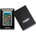 thumbnail image 5 of Zippo 48579 Flower Power Design Street Chrome Windproof Lighter, 5 of 5